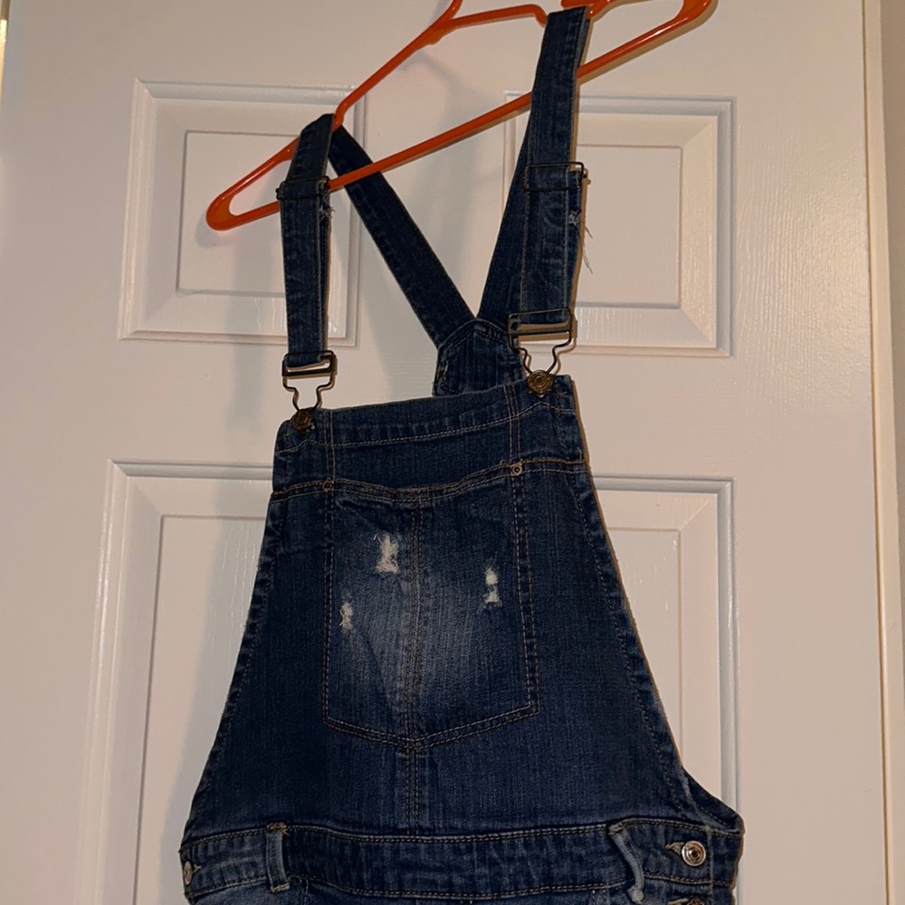 Distressed Overalls